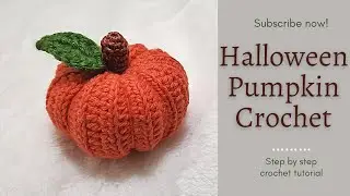 HOW TO CROCHET | HALLOWEEN PUMPKIN (KEYCHAIN) CROCHET TUTORIAL | Gladys Channel