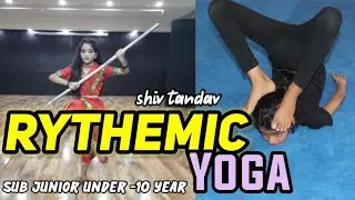 Shiv tandav  !  Rythemic intermediate yoga poses  ! Aaradhya pandey