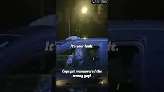 Cops pit maneuvered the wrong guy! Full clip on: Police Pursuits