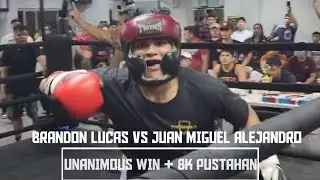 Unanimous win| 8k Pustahan| Brandon Lucas vs Juan miguel alejandro| Corex Boxing gym