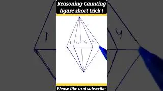 reasoning  tricks |triangle 📐 caunting short trick #sscgd #viralvideo #ssc #reasoning