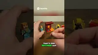 Minecraft Nether Fortress Figures REVEALED! Skeleton, Alex, Blaze!