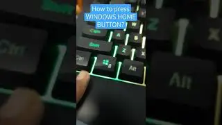 how to press WINDOWS HOME BUTTON?