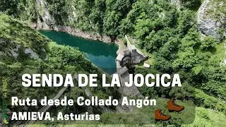Ruta por la SENDA de LA JOCICA desde el COLLADO DE ANGÓN 👣⛰️👣, AMIEVA