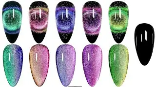 MIZHSE 9D Cat Eye Gel Polish Set &ndash; Magical Galaxy Nails at Home
