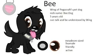 mlp dog speedpaint- Bee Dog (ref)