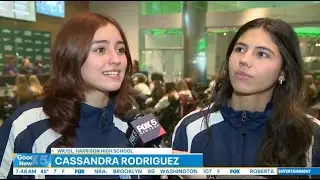 Harrison High School Girls Flag Football @NYJets Media Day 2/2025