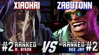 SF6 ▰ XIAOHAI (#2 Ranked M.Bison) vs ZABUTONN (#2 Ranked Dee Jay) ▰ High Level Gameplay