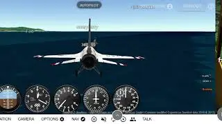 how to land the f16 in gofs on aircraft carrier