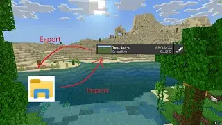 How to Import/Export Minecraft Bedrock Worlds from/to Files