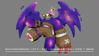 DW Digimon | Ability and Genetics Information | ShinMonzaemon