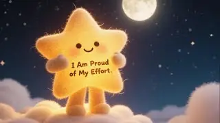 Kids Bedtime Affirmations ⭐ I Am Proud of My Effort | MoonMagic