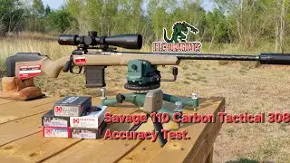 ТЕСТ ТОЧНОСТИ SAVAGE 110 CARBON TACTICAL 308-win.