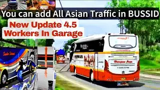 Finally Released Workers in Garage New Upgraded 4.5 Bus Simulator Indonesia 