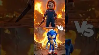 ⚡️Chucky vs Sonic,Silver,Shadow,Tails&hellip;.⚔️#shorts #sonic #sonicthehedgehog #battle #edit