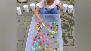 Игры с водой для детей.