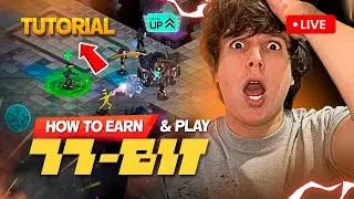 77 bit gameplay, new play to earn mmorpg! Day 2