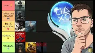 TIER LIST de mis 25 PLATINOS CONSEGUIDOS hasta 2025