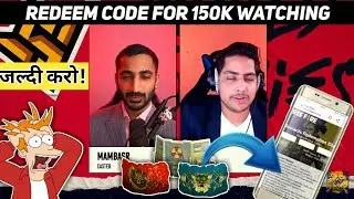 FFWC REDEEM CODE | 150K LIVE WATCHING DONE | REDEEM CODE FOR GLOO WALL