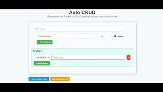 AutoCRUD Generator using Java| Spring Boot | No fancy LLMs Used to Generate Code