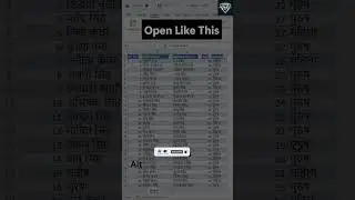 Excel Me Filter Open Kaise Kare 😱 | Shortcut + Easy Method  #ExcelTips#ExcelTricks#excelshorts