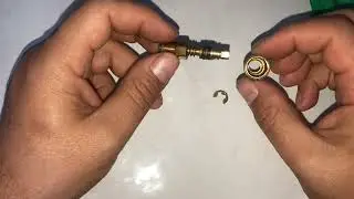 Radiator valve water leak repair