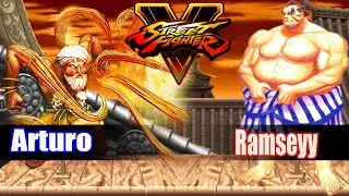 SFVCE: Arturo (Dhalsim) vs Ramseyy (E.Honda) Street Fighter V Ranked Match Set