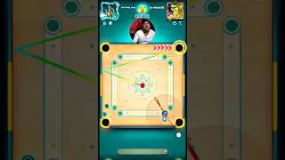 Indirect trick shot 🤯🤯 | Carrom pool trick shot #shorts #short #carrompool #carromboard #ytshort
