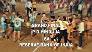 GRAND FINAL 🏆 P D HINDUJA VS RESERVE BANK OF INDIA KABADDI MATCH AT WADALA MUMBAI SHAHAR 2023 - 24