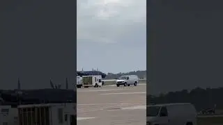 Antonov UR-CNT AN12 cargo plane turbo prop @IAH taxiing to cargo