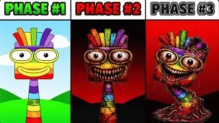 All Phases in New Incredibox Sprunki Oc of Seven: From Phase 1 to Phase 3