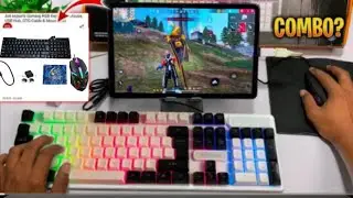 Keyboard and mouse connect with mobile  PRODOT 5 IN 1 COMBO Unboxing & Tutorials / game play 🎯/