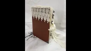 Junk Journal with Hybrid Binding System & Soft Leather Cover. New Listing Dabble Art Studio