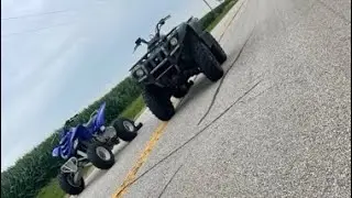 Raptor vs Grizzly drag race