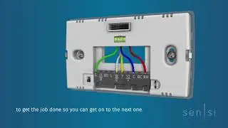 Emerson Sensi Touch Wi-Fi Thermostat - Built-In Install Tools Makes Installation Quick and Easy
