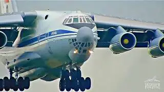 Ил-76 и Боинг C-17 на это стоит полюбоваться два грузовых красавца во Внуково