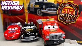 Disney Cars Race and Rescue Diecast 2-Packs! Sheriff, Rally Race McQueen, and More! - NetherReviews
