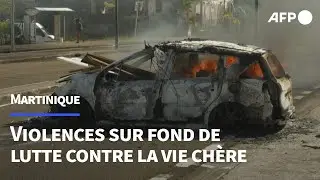 Martinique: violences urbaines et barrages à Fort-de-France | AFP