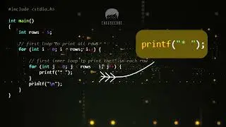 Inverted Right Half Pyramid Pattern in C #music  #beats #codinglover#programminglanguage#coding