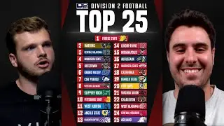 Reacting to the D2 Football Preseason Top 25