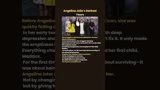 Angelina Jolie Darkest Years Of Her Life #trendingshorts #hollywoodbuzz