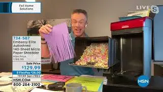 Embassy Elite Autoshred 140Sheet Micro Paper Shredder