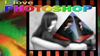 Photoshop tutorial - pyramid effect with a picture - English subtitles