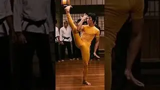 Bruce Lee Lookalike Rhythmic Leg Control | Action Showcase | Sora AI