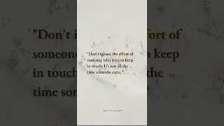 Don&rsquo;t Ignore Effort #motivation #foryou #viral #shorts #quietlyloudquotes