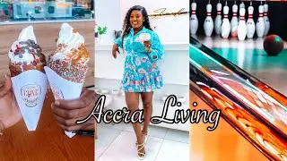ACCRA LIVING VLOG|| New Bowling Center In Accra + Candle Party + Places to hangout In Accra