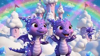 El Pequeño Dragón de Roblox Voló a Través | Canciones Infantiles y Rimas para Niños