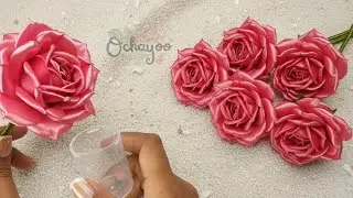 ​🤯The Secret to Perfect Satin Ribbon Roses! Flower Craft With Simple Tricks 🌹