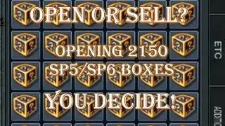 Nostale | Sell or Open? Opening [2150] SP5/SP6 Boxes!