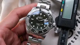 [ Vẫn C&ograve;n ] Davosa Ternos Automatic 16155570 Green Ceramic Diver Watch